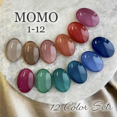 カラージェル MOMO by nail for all 3g 12色セット 01-12
